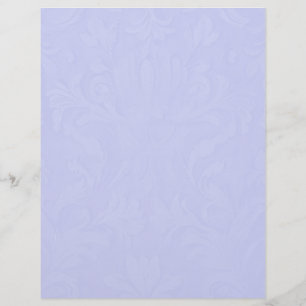 De Lettre En-tête bleu Damas