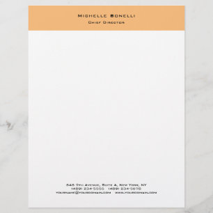 De Lettre En-tête minimaliste moderne et simple professionne