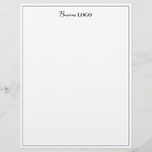 De Lettre En-tête professionnel du logo d'entreprise Black B