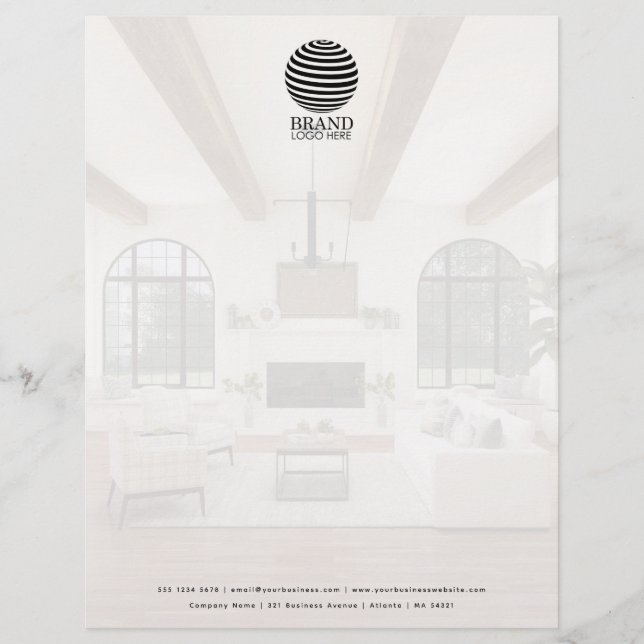 De Lettre En-tête professionnel Logo et Logo professionnel (Devant)