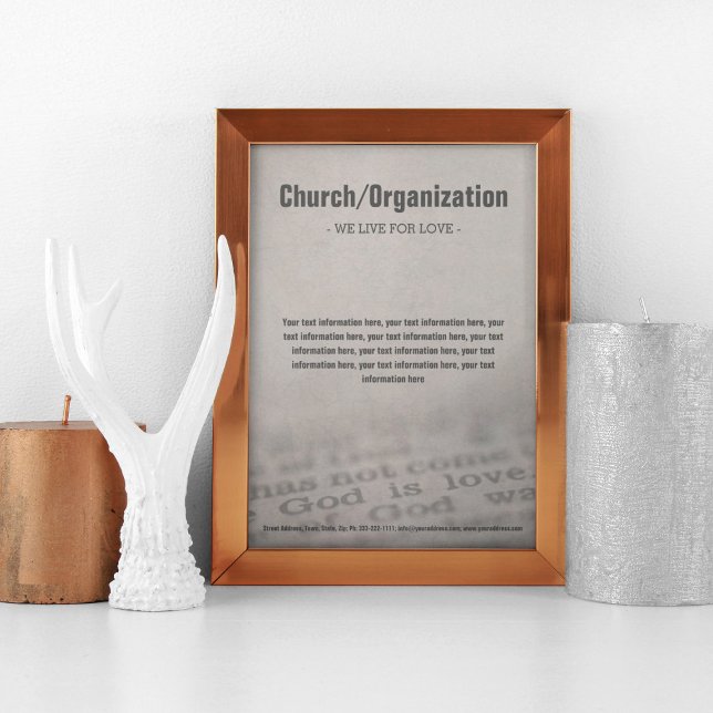 De Lettre Organisation Religieuse Dieu est amour en-tête (Perfect for business)