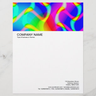 De Lettre Personnalisée En-tête grande image - Colorful Abstrait 02