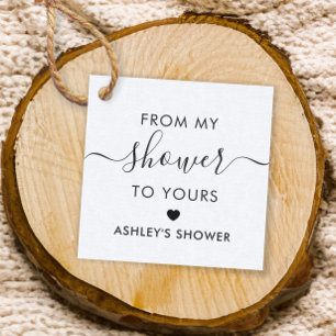 De Ma Douche À La Vôtre, Étiquette De Baby Shower,