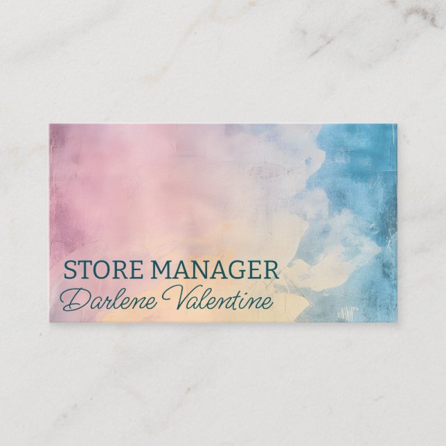 De magnifiques cartes de visite (Devant)