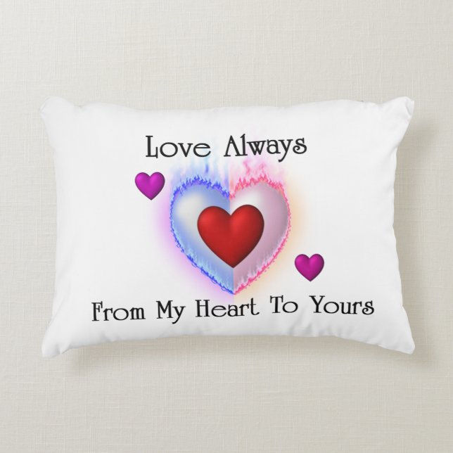 De Mon Coeur À Votre Coussin Accent (Devant)