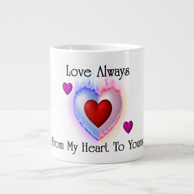 De Mon Coeur À Votre Mug Jumbo (Devant)