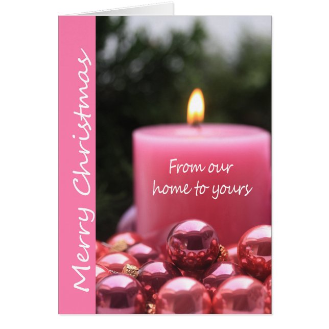 De notre maison à la vôtre.. Carte de Noël (Devant)