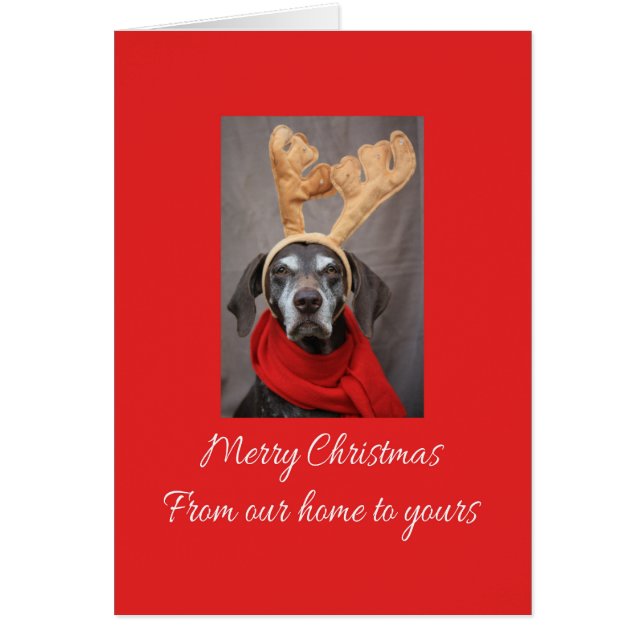 De notre maison à la vôtre.. Carte de Noël (Devant)