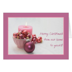 De notre maison à la vôtre.. Carte de Noël