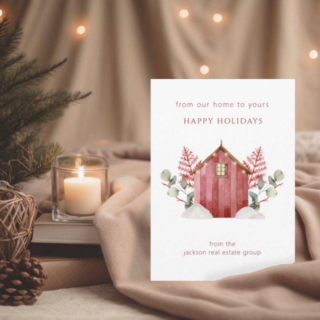 De Notre Maison À Votre Carte De Vacances De Noël (Créateur téléchargé)
