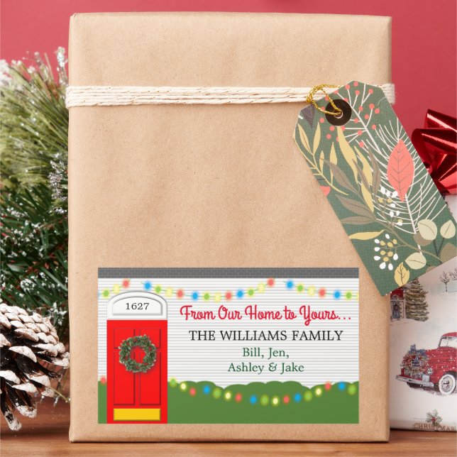 De Notre Maison À Votre Sticker Personnalisé (vacances)