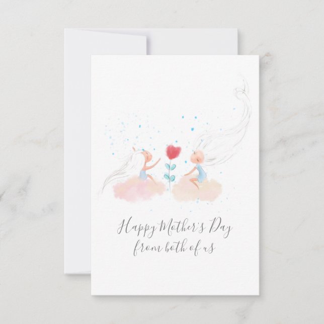 De nous deux filles douces carte d'appartement de  (Devant)