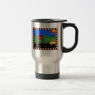 De nouveau à la tasse de voyage d'acier inoxydable