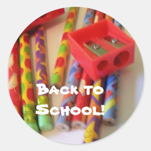 de nouveau aux autocollants d'école
