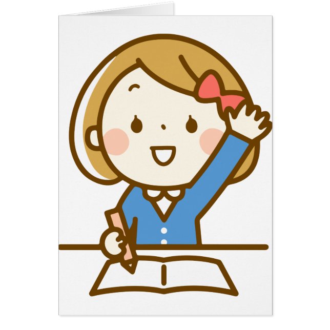 De nouveau salle de classe d'étudiante de fille (Devant)