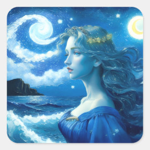 🌌 de nuit étoilée - Stickers déesse grecque #3