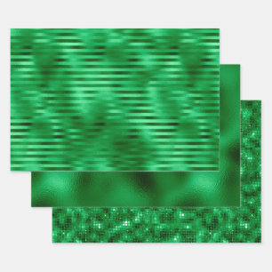 De Papier Cadeau Feuille Verte