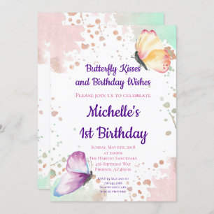 De papillon de fille ?ère invitation