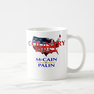 De pays tasse 2008 de café de McCain Palin d'abord