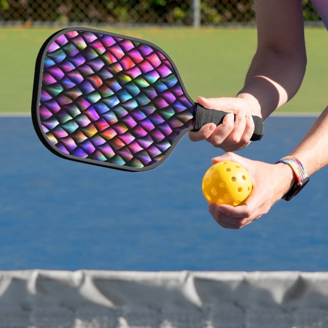De Pickleball Raquette à bascule arc-en-ciel (Insitu)