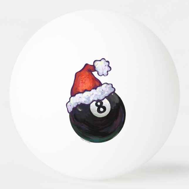 De Ping Pong 8 Balle Noël Casquette rouge (Dos)
