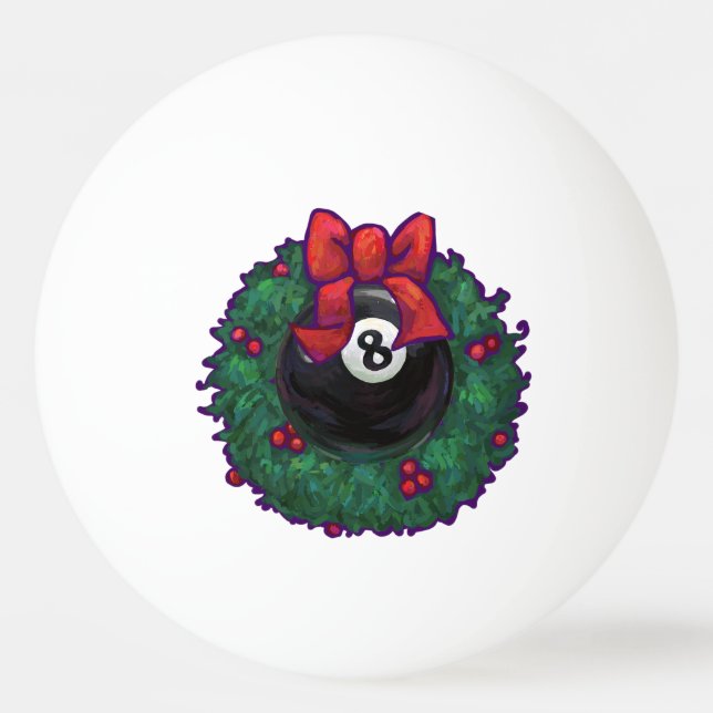 De Ping Pong 8 Balle Noël Roue (Dos)