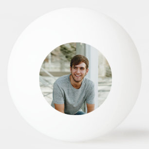 De Ping Pong Monogramme (dos) Ajoutez votre propre photo balle