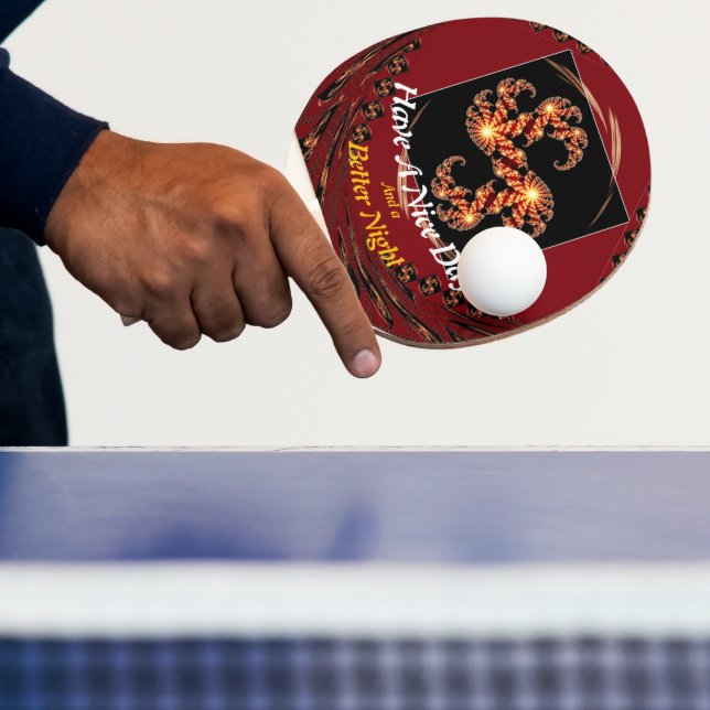 De Ping Pong Tourbillon Rouge : Puissance Dynamique & Raquette  (Insitu)