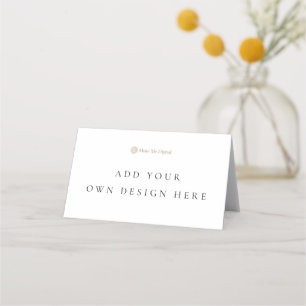 De Placement 2 x 3,5 pouces Tented Carte Place