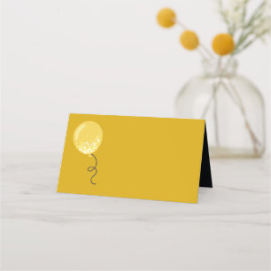 De Placement Ballons d'or brut Écrire sur place Carte