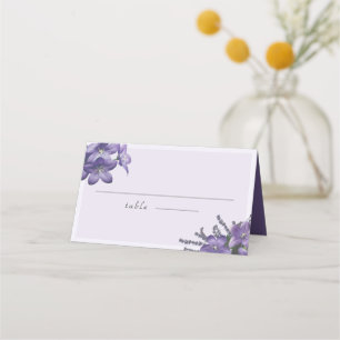 De Placement Belle Campanula violet Carte Place