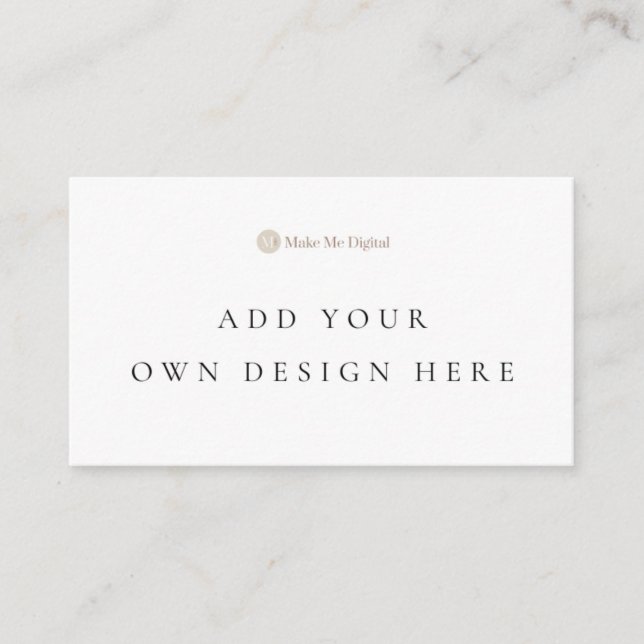 De Placement Carte à emplacement plat 2 x 3,5 pouces (Devant)