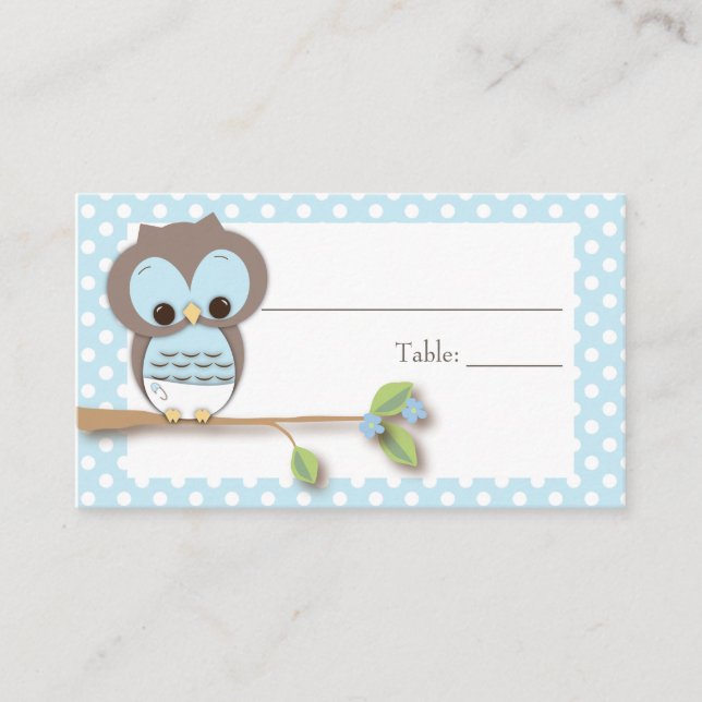 De Placement Carte à puce pour bébé | Bleu (Devant)