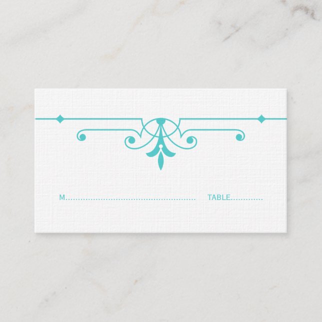 De Placement Carte Aqua v2 Fancy Ornamy (Devant)