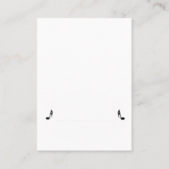 De Placement carte blanche Music Place (Devant)