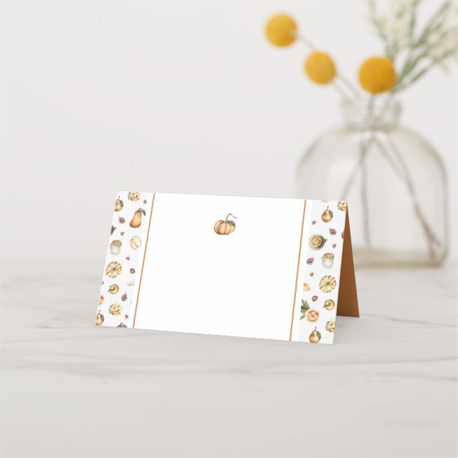 De Placement Carte citrouille (Devant)