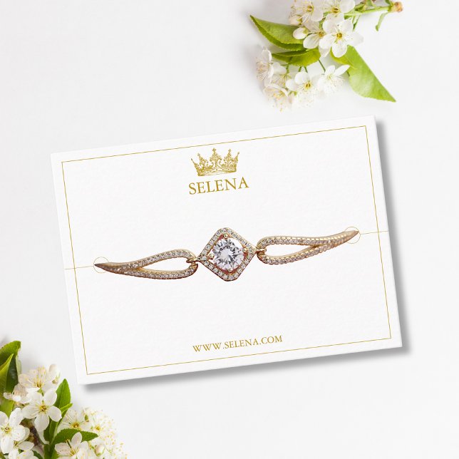 De Placement Carte d'affichage du bracelet Gold Crown (Créateur téléchargé)