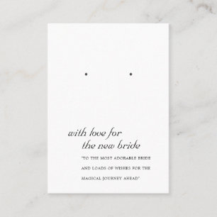 DE PLACEMENT CARTE D'AFFICHAGE NOIRE BLANCHE NOUVELLE BRIDE