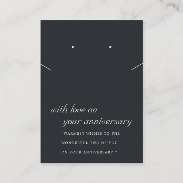 DE PLACEMENT CARTE D'ALTITUDE ANNIVERSAIRE NOIR ET BLANC (Devant)