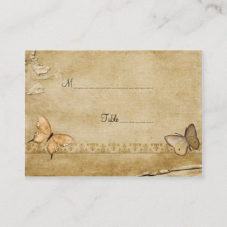 De Placement Carte d'emplacement pour papillon antique