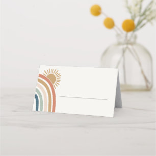 De Placement carte d'endroit soleil anniversaire ou baby shower