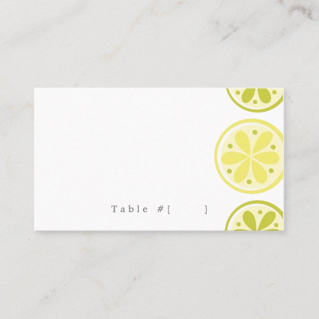 De Placement Carte d'escorte Citrus (Devant)