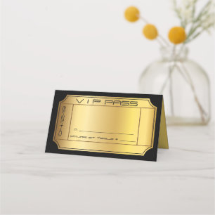 De Placement Carte d'escorte pour Bat mitzvah GOLDEN