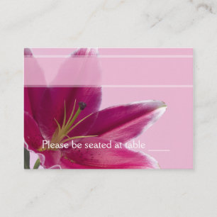 De Placement Carte d'escorte Stargazer Lily