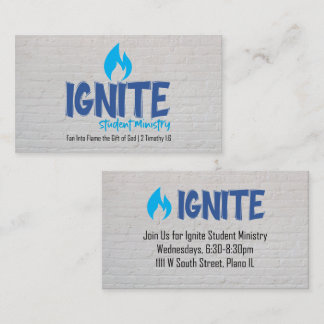 De Placement Carte d'invitation Ignite