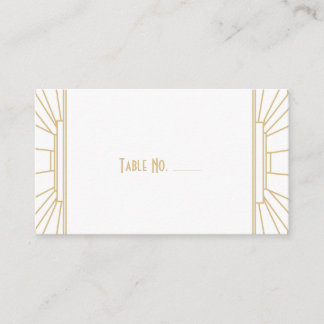 De Placement Carte Escort Invité Art Déco