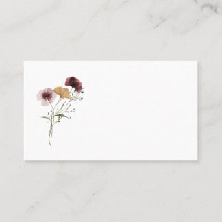 De Placement Carte Fleur sauvage moderne