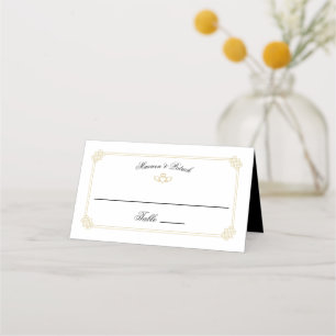 De Placement Carte Gold & Black Ireland Place