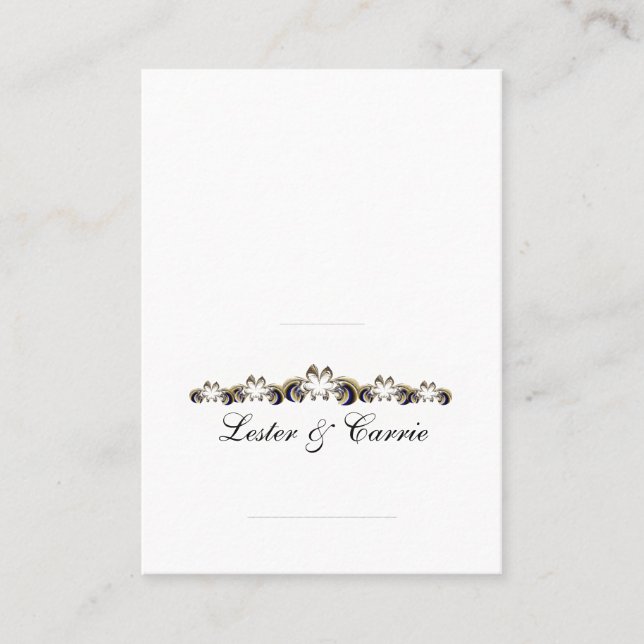 De Placement Carte mariage (Devant)