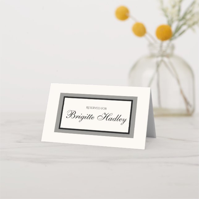 De Placement Carte mariage blanc (Devant)